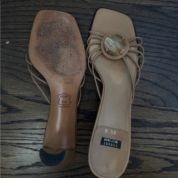 Stuart Weitzman Tan Women's Sandals - Picture 3 of 4